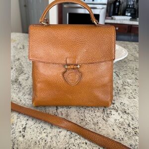 Vintage Furla Leather Purse Bag Tote Shoulder Handbag Removable Strap Classic